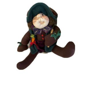 Runzel Volks  Handmade Gnome Male Elf Doll 1995 Kandy Weston Signed 18"